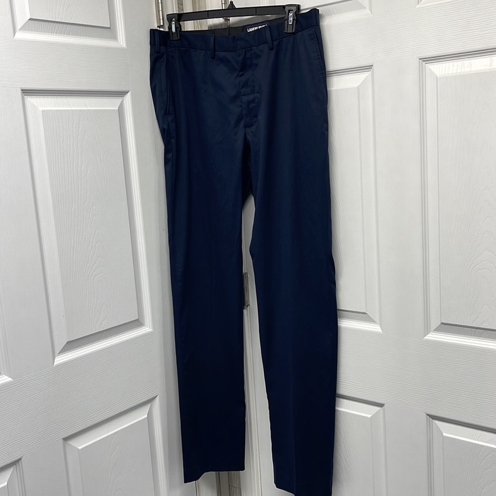 Land’s End Men’s Tailored Fit Navy Blue Chino Pants